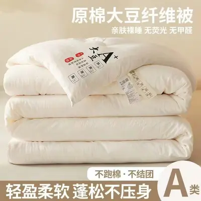Class A Raw Cotton Soybean Fiber Thickened Quilt Core Spring Autumn Winter Cotton Quilt Student Dormitory Winter Quilt Gift Wholesale - 7