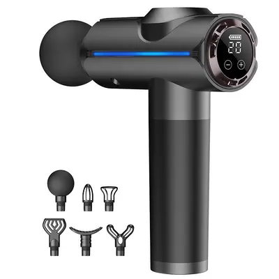 Handheld Fascia Massage Gun with LCD Screen, Percussion Muscle Relaxation - 6