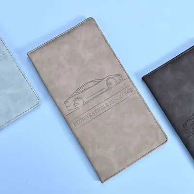US Driver's License Leather Holder, Vehicle Document Holder, Passport Bag