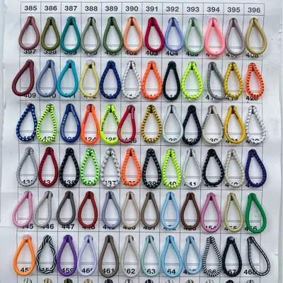 Runde Elastikschnur, 2,5 mm, farbig, Latex und Polyester - 4