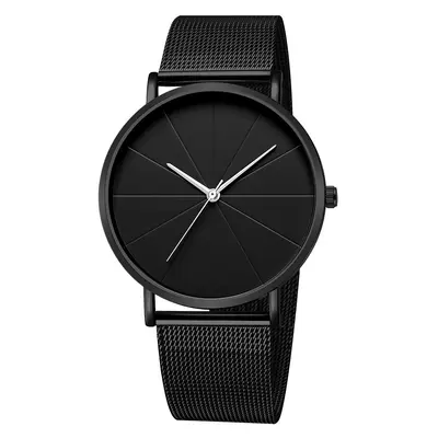 Herrenuhr automatisch, Mesh-Armband, Quarz