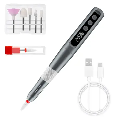 Tragbare elektrische Nagelfräse, 45000 U/min - 7