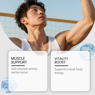 Docteat Muscle Support Dietary Supplement Capsules, Energy and Endurance - 3