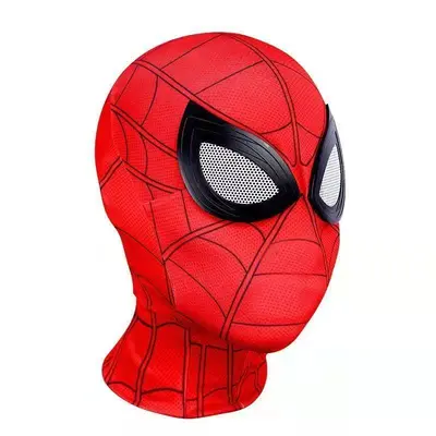 Spider-Man Head Mask, Miles Cosplay Face Mask for Adults and Kids - 4