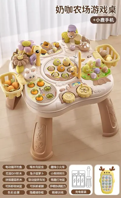 Early Education Activity Table for Ages 0-3 Multifunctional - 8