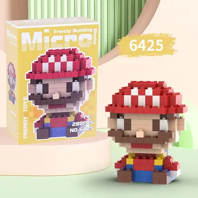 Micro Particle Building Block Figures, Kids Blind Box, Mixed Pack - 8