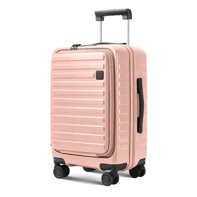 Export New High-End Front-Opening Luggage 20-inch PC Trolley Case Large Capacity Carry-On Suitcase Silent Wheel Travel Luggage - 12