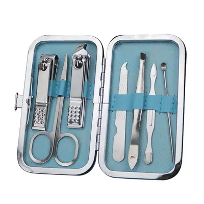 Tırnak makası 7 parçalı set, manikür alet seti, tırnak makası manikür seti, tırnak makası, güzellik seti