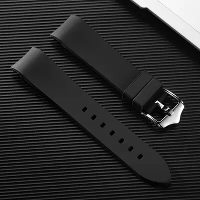 Silicone Watch Strap for Seiko Prospex Ghost Series, Waterproof, 18/20/22/24 mm - 6