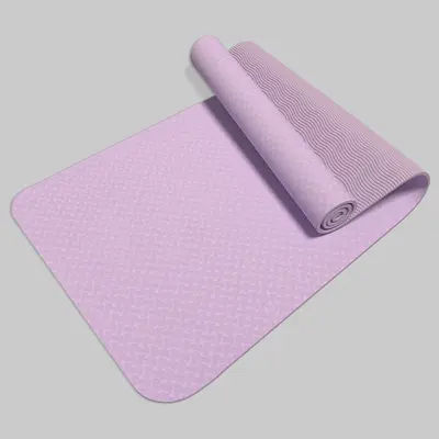 TPE Yoga Minderi Yeni Başlayanlar İçin Geniş Kalın Uzun - 6