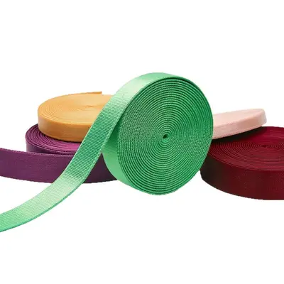 0,6 cm elastisches Polyester-Satinband, rutschfestes BH-Träger-Gummiband - 6