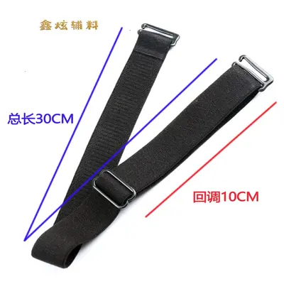 Araba Koltuk Başlığı Ayar Kayışı 1,8 cm Kaymaz Elastik Bant, Çift Dokuz Tokalı - 8