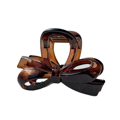 European and American Cross-Border Large Size New Premium Claw Clip Bow Bun Hair Clip Shark Clip Hair Accessory Hair Pin