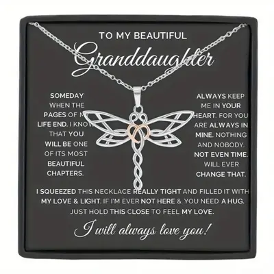 Edelstahlkette mit herzförmigem Anhänger, durchbrochenes Design, Geschenk - 8