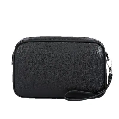 Men's Clutch Bag with Smart Fingerprint Lock and Phone Compartment - 6