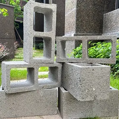 Cement Two-Hole Brick, Hollow Wall Concrete Machine Brick - 4
