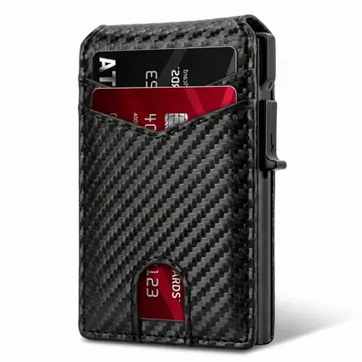 Metal Card Holder, Aluminum Alloy, RFID Protection, Men's