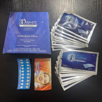 3DWHITE Zahnaufhellungsstreifen Set, 3D, Geschenkbox - 5