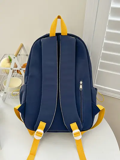 Leichter Schulrucksack für Mittel- und Oberschüler sowie Studenten, vielseitiger Freizeitrucksack mit großem Fassungsvermögen, Unisex-Doppelschulter-Rucksack
