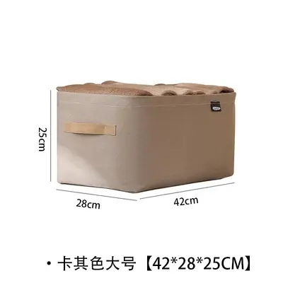 Foldable steel ring fabric storage box - 7
