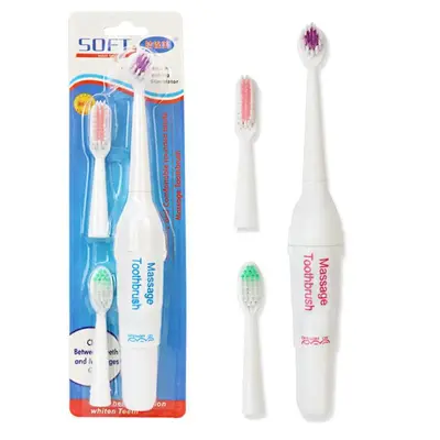 Ev Tipi Elektrikli Diş Fırçası, Yumuşak Kıl, Yetişkin ve Çocuk, Yedek Başlıklı - 5