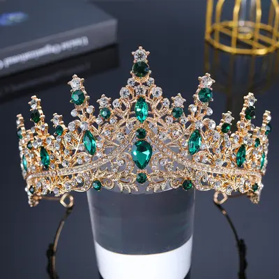 Crystal Bridal Crown Headband Elegant Wedding Accessory - 10