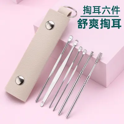 指甲刀套装皮套修甲美甲工具抖音热款指甲剪指甲钳套装一件代发 - 4
