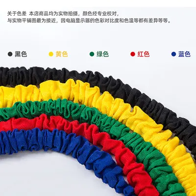 Latex Fitness Resistance Band Set with Straight Bar Expander for Yoga and Training