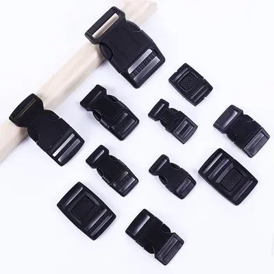 2.5 Black Plastic Insert Backpack Buckle, School Bag