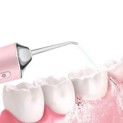 Portable electric oral irrigator with intelligent pulse technology