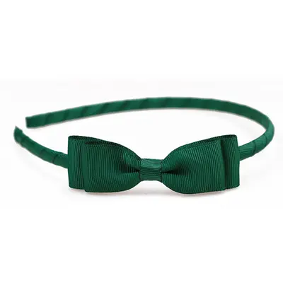 Simple Plain Rowan Bow Headband - 11