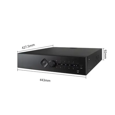 32 kanal 8 diskli NVR 4K H.265 yüksek çözünürlüklü kaydedici