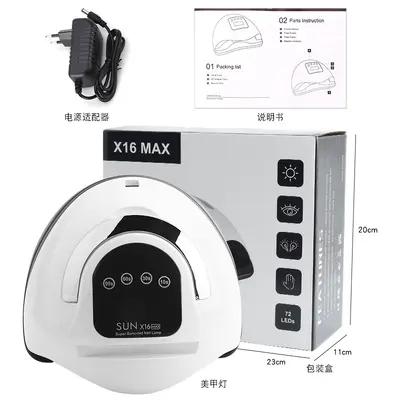 Nail lamp 320W LED UV curing dryer - 6