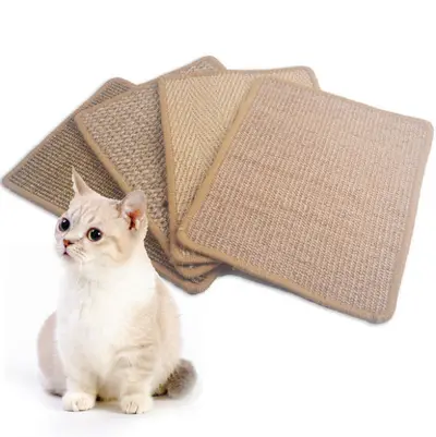 Fabrika doğrudan tedarik saf sisal taklit sisal kedi tırmalama pedi, kenar bağlama, destek, Velcro, evcil hayvan malzemeleri.