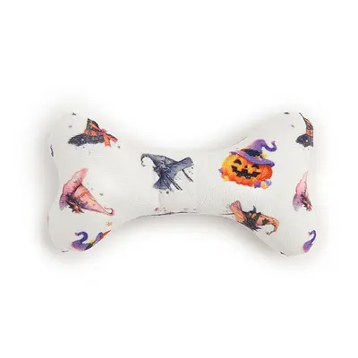 Plush Squeaky Dog Toy, Bone and Dinosaur Design, Bite-Resistant