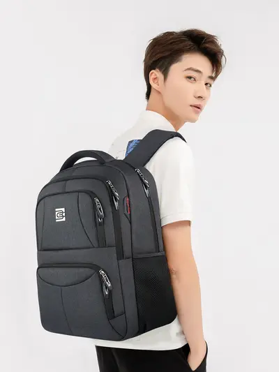 BrunoCavalli Men's Business Backpack with Laptop Compartment - 4