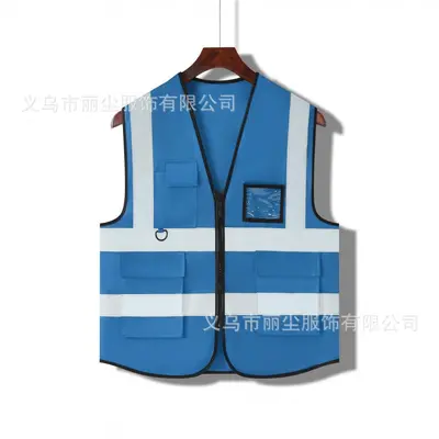 Reflective Safety Vest with Custom Logo Print for Construction and Traffic - 10