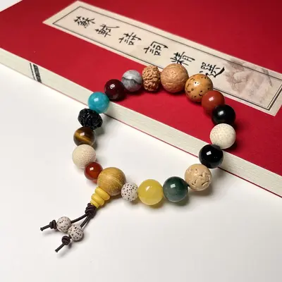 Hangzhou Duobao Bodhi Tohumu Onsekiz Tohumlu Budist Tespih Bileklik Basit Bileklik El Bandı Kültürel Sanat Bodhi Üreticisi Toptan Satış - 7
