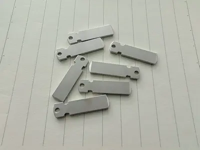 AC Copper Charger Plug Plate, 1.5 mm Thickness, Perforated Standard Plate - 9