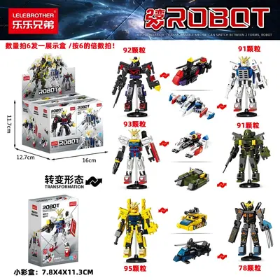 Lego-Compatible Optimus Prime Transforming Robot Building Set - 10