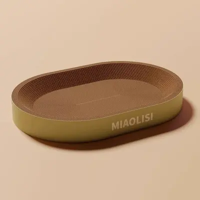 Round Cat Scratching Board, Wear-Resistant, Low Debris, Extra Large - 5
