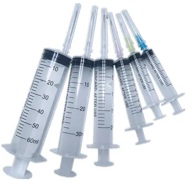 Veterinary Disposable Plastic Syringe 20ml, Multiple Sizes 1ml to 50ml
