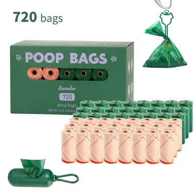Biodegradable Pet Waste Bags with Dispenser, Boxed - 7