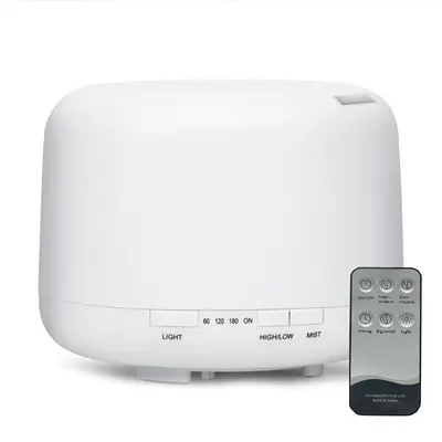 500ml Aroma Diffuser, Seven-Color Ultrasonic Humidifier for Bedroom - 7