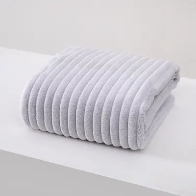 Cloud pattern coral fleece towel set, quick-drying - 13