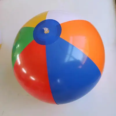 PVC-Aufblasbarer Strandball, bunter Meeresball für Kinder