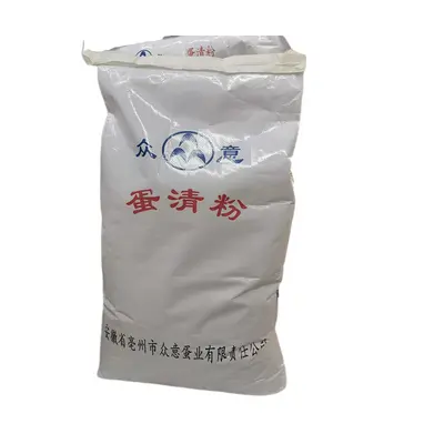 Protein tozu taze yumurta beyazı özü pişirme besin takviyesi gıda hammaddesi ticari 20kg toptan yumurta beyazı tozu