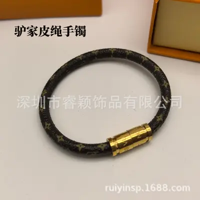 Leather Rope Bracelet Women Minimalist Luxury Couple - 5