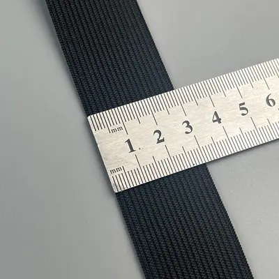 Elastikband 4 cm hohe Elastizität Schwarz Weiß Bekleidungszubehör - 13