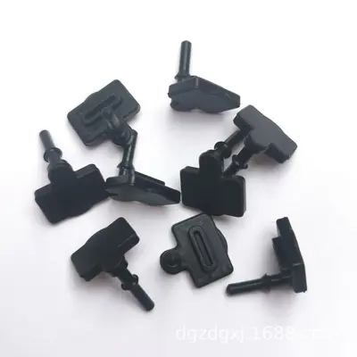 USB Type-C square silicone dust plug, waterproof